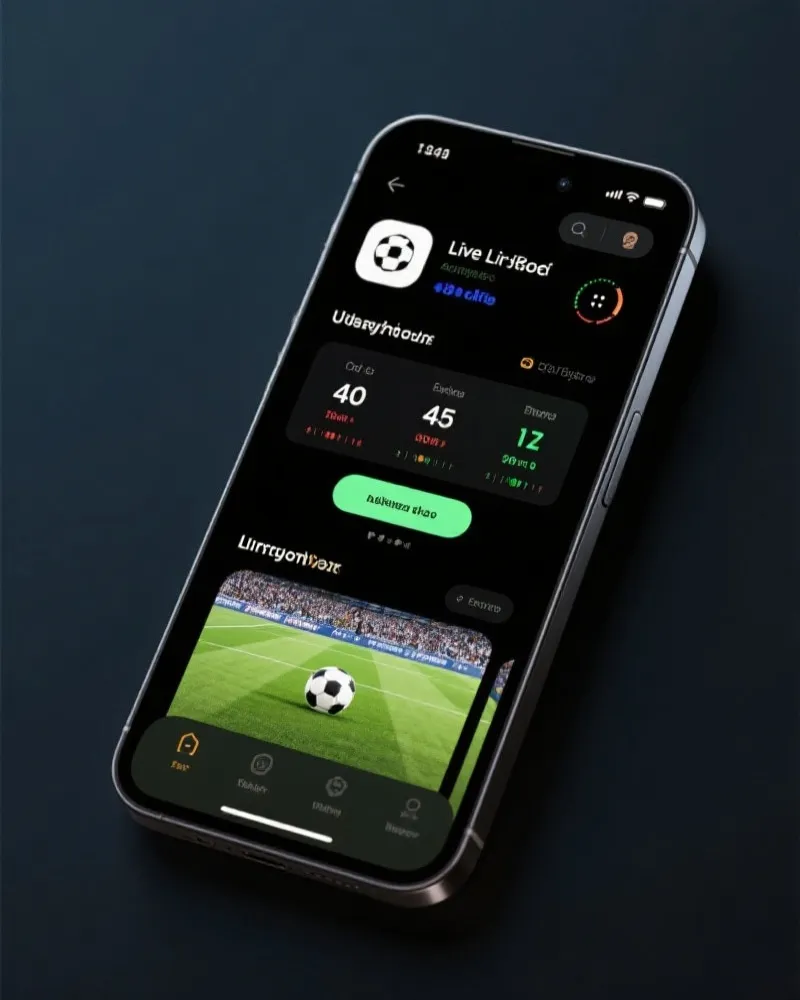 德甲专属APP界面展示